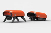 Four à pizza au gaz portable avec pierre réfractaire, machine à pizza d'extérieur pour pizzas de 14 pouces, idéal pour cuisines, maisons neuves, restaurants et jardins