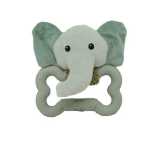 Morandi schema di colori per animali domestici giocattoli per la pulizia dei denti animali elefante uccello giocattoli per cani masticare gomma resistente e peluche giocattoli per cani - Product Image 6
