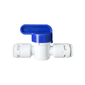 Válvula de bola para purificador de agua, conexión de abrazadera de 1/2 pulgada, 2 y 3 puntos de paso directo para sistemas de ósmosis inversa de cocina - Product Image 1