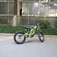 Moto tout-terrain électrique 72V Light Bee X, Ebike à transmission intermédiaire, Sur Ron Lbx Surron X, batterie lithium 10000W, cadre en alliage d'aluminium pour adultes