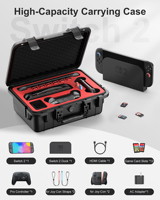 Étui étanche IP67 pour Switch 2, boîte de rangement EVA, étui de transport anti-poussière, étui tout-en-un pour Switch 2