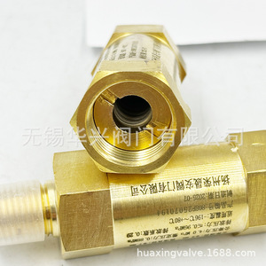 วาล์วนิรภัย Da21f 40ตันแบบเกลียว4.0 MPa วาล์วระบายไนโตรเจนเหลวอุณหภูมิต่ำ - Product Image 1