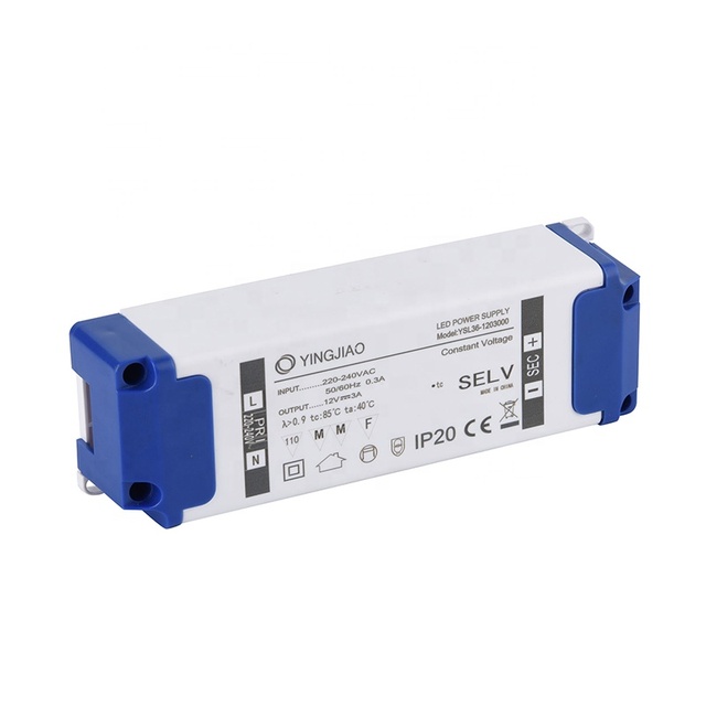 Yingjiao 40W AC to DC Single Output Power Supply LED Constant Current Driver 700mA IP20 Led Lights Driver