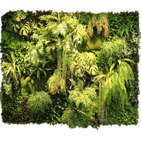 Offre Spéciale : Panneau de Feuillage Artificiel Personnalisé pour Clôture Végétale, Faible MOQ, Feuilles Artificielles, Plantes Faux-Plantes pour Jardin Vertical, Mur Végétal en Plastique
