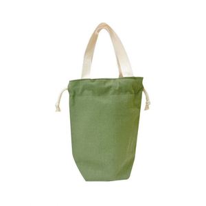 Pochette isotherme portable personnalisée en toile avec cordon de serrage, motif lettres, sac de rangement pour tasse et mug, housse de protection - Product Image 2