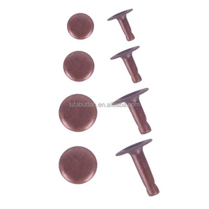 <span class=keywords><strong>Rivet</strong></span> en cuir d'approvisionnement d'usine Rivets rapides 7mm 9mm capuchon unique en métal pour sacs d'artisanat en cuir ceintures chaussures - Product Image 5