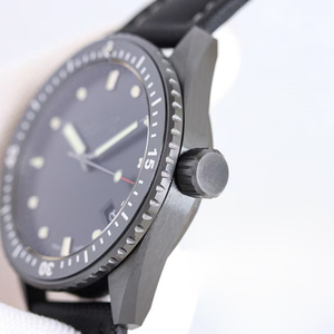 Relojes de Lujo para Hombre, Estilo Clásico, Automáticos, 300M, Cristal de Zafiro, Caja de Cerámica Negra, Bisel de Cerámica, Correa de Tela Negra - Product Image 3