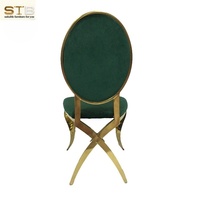 Silla de acero inoxidable para salón de bodas, fabricante OEM