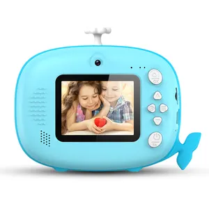 좋은 품질의 디지털 인쇄 카메라 2.4 인치 LCD 디지털 장난감 어린이 카메라 여자 소년을위한 즉석 인쇄 카메라