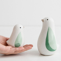 Figurines d'oiseaux en céramique Cadeaux de mariage Sculpture animale Décoration d'intérieur Artisanat Statues d'oiseaux en céramique modernes