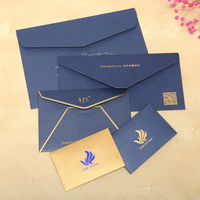 Emballage de carte-cadeau d'invitation d'affaires en feuille de carton A4 C5 de taille personnalisée enveloppe en papier irisé perlé de haute qualité