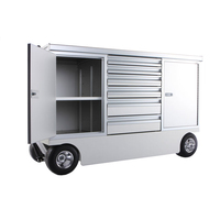 Boîtes à outils de course personnalisées avec chariot pour garage et stockage, fabriquées en acier durable