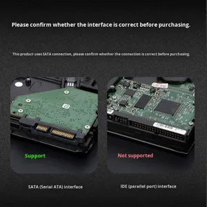 2-इन-1 सैटा 3.0 आसान ड्राइव केबल के साथ टाइप-सी पीपी जैकेट 2.5 इंच 3.5 इंच यांत्रिक हार्ड ड्राइव एडाप्टर और पावर सप्लाई - Product Image 4