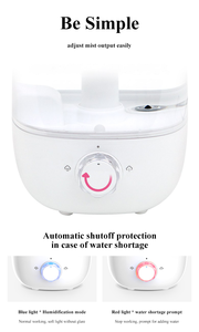 RUNAL 3L Kühler Nebel Luftbefeuchter Smart Ultraschall-Luftbefeuchter für Zuhause und Schlafzimmer - Product Image 3