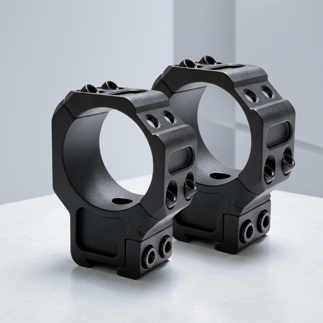 30mm Scope Rings, 1.0" Low Profile 45° Angled Mount Rings Fit 11mm Standard Base, Premium Hunting Optical Accessories High