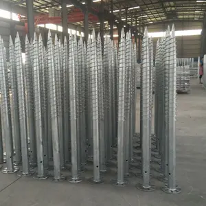 Ground Screw Solar Post Anchor Krinner Ground Screws With Hot Galvanized