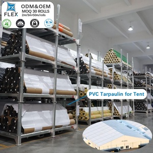 <span class=keywords><strong>Lona</strong></span> Impermeable FLFX de PVC y Poliéster Resistente a las Arrugas, Ignífuga, <span class=keywords><strong>para</strong></span> Carpas y Refugios al Aire Libre - Product Image 1