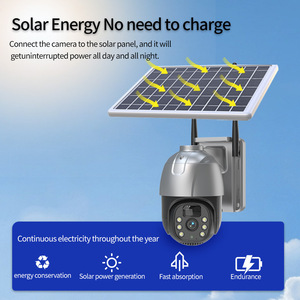 กล้องวงจรปิดพลังงานแสงอาทิตย์ 4G มุมมอง 360 องศา กันน้ำสำหรับใช้งานกลางแจ้ง พร้อมระบบมองเห็นในเวลากลางคืน เหมาะสำหรับฟาร์มปศุสัตว์ บ่อปลา และพื้นที่ผลิต - Product Image 5