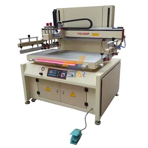 1 Color Semi-automatic Silk Screen Printing Equipment for Stationery Pen CE Provided Screen Printer Online Support Single Color