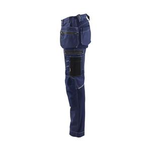BLAKLADER - 713013708800D24 <b>Women</b>’s craftsman <b>trousers</b> with <b>stretch</b> Navy Blue - EAN 7330509857908 WORK <b>TROUSERS</b> - Product Image 4