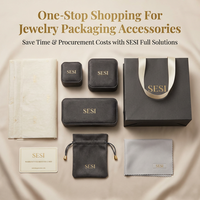 Coffret à Bijoux Haut de Gamme Personnalisé, Boîte à Bagues en Cuir, Mariage, Boucles d'Oreilles, Bracelets, Colliers, Emballage Luxe en Cuir PU