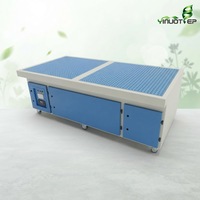 Plataforma de lijado en seco perforada antideslizante para línea de montaje, evita el deslizamiento de la pieza de trabajo, mesa de lijado en seco