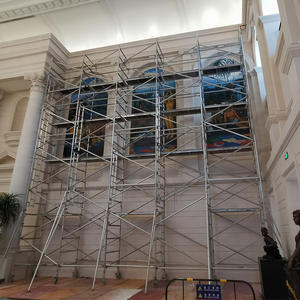 Échafaudage mobile roulant, échelle, plateforme <span class=keywords><strong>de</strong></span> <span class=keywords><strong>travail</strong></span>, échafaudage pour chantiers <span class=keywords><strong>de</strong></span> construction - Product Image 3