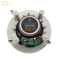 Haut-parleur de plafond encastré 30W, DC12V, télécommande, pour système de musique d'ambiance intérieur