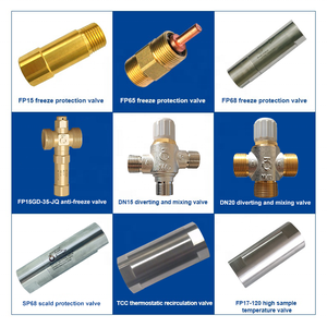 Válvula Termostática de Control de Temperatura de Mezcla Termostática Instantánea para Agua Caliente, Residencial, Doméstica, Sin Espera - Product Image 6