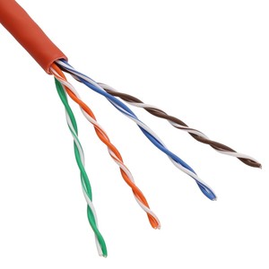<span class=keywords><strong>สาย</strong></span> Cat5e 1000ft เครือข่าย <span class=keywords><strong>LAN</strong></span> Patch <span class=keywords><strong>สาย</strong></span>อินเทอร์เน็ต UTP 24AWG CCA PVC สีแดง - Product Image 3