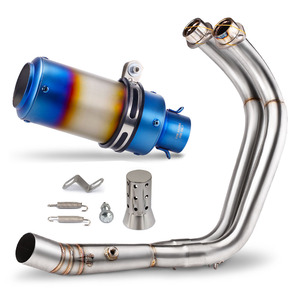 Sistema de Escape MT07 para Yamaha YZF-R7 FZ07 XSR700 <span class=keywords><strong>Tracer</strong></span> <span class=keywords><strong>700</strong></span>/GT Tracer7/GT 2014-2026, Colector de Escape para Motocicleta, Silenciador CR-T - Product Image 3
