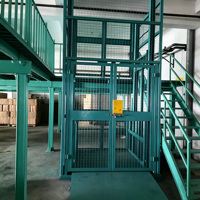 Plateforme de travail élévatrice à rail de guidage multicouche, élévateur de marchandises vertical pour atelier à plusieurs étages