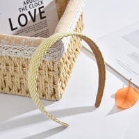 Nouveau serre-tête à carreaux MIO, bandeau imprimé vintage tendance, accessoires de cheveux élastiques pour femmes, serre-tête large et frais pour filles