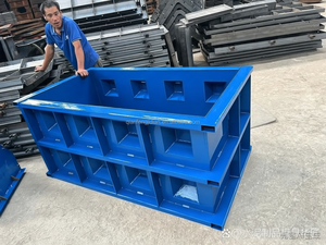 Cetakan Blok Beton Pracetak Model Lego, Cetakan Batu Bata Penahan Tanah Sistem Interlocking untuk Konstruksi - Product Image 5