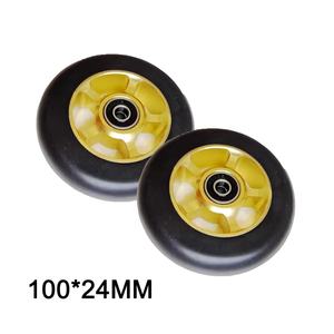 Monociclo de patinaje sobre ruedas 82A 100mm Rueda de monopatín, Rueda de monopatín resistente - Product Image 4