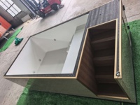 Piscine hors sol modulaire préfabriquée de luxe personnalisée pour jardin
