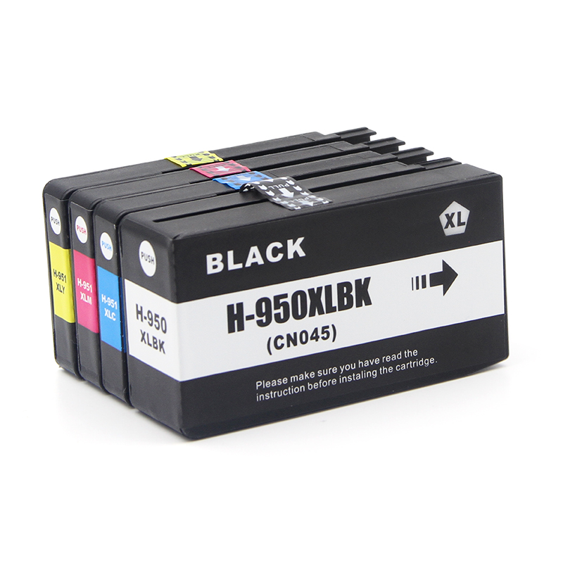 Ocbestjet untuk HP 950XL 951XL Cartridge tinta kompatibel untuk HP Officejet Pro 8610 8620 8630 8640 8660 8615 Printer penuh