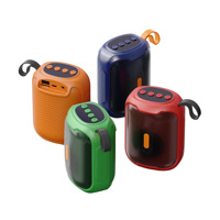 Mini-enceinte Best-seller avec accent orange vif, corps texturé moderne, son puissant pour le bureau, la voiture et les activités intérieures