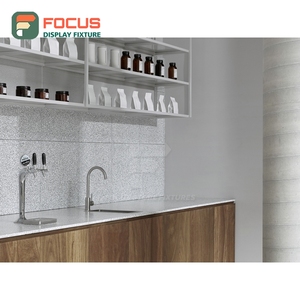 Premium Coffee Merchandise Display Rack <b>Solid</b> <b>Wood</b> Frame Bean Bag Display Cafe Merchandise Display Rack - Product Image 6