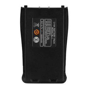 Batería de Iones de Litio Negra BL-1 de 1500 mAh y 3.7 V para <span class=keywords><strong>BF</strong></span>-888S/<span class=keywords><strong>BF</strong></span>-88A/<span class=keywords><strong>BF</strong></span>-<span class=keywords><strong>88E</strong></span>, Batería de Repuesto para Walkie Talkie - Product Image 1