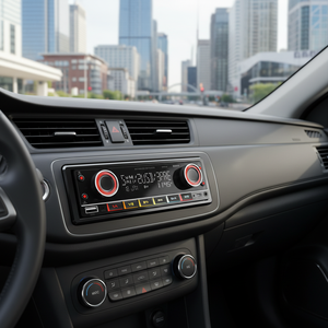 Nuovo Arrivo Autoradio 1 DIN con Sistema TBE, <span class=keywords><strong>Lettore</strong></span> MP3, Trasmettitore FM, Connessione USB, ID3, EQ, Uscita Subwoofer, Ricarica Telefono Tipo C - Product Image 2