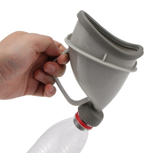 Urinoir portable pour homme, femme, enfant – Aide à la toilette pour voiture, voyage, extérieur – Entonnoir de camping d'urgence pour uriner - Product Image 1