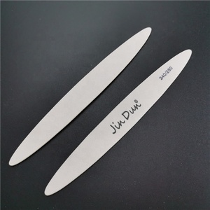 Nhà Máy giá chất lượng hàng đầu giấy nhám Trắng Đôi dùng một lần bằng gỗ Nail File 180/240 - Product Image 1