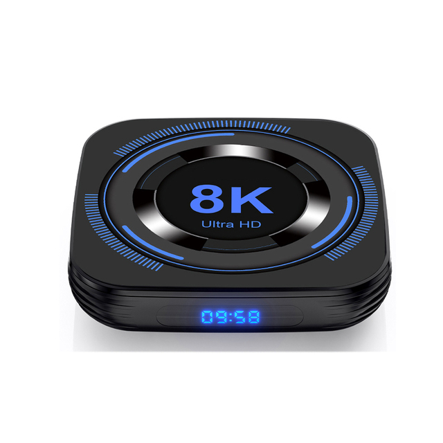Top Box Dual Band WiFi Media Player Smart TV Box 8K Allwinner H618 32G/64G Mali G31 GPU TV Box Quad Core Set