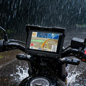 Navigatore GPS Portatile da 5 Pollici con Schermo TN, Sistema Operativo Wince, Impermeabile, Visualizzatore Foto con MP3 e 1 Anno di Garanzia per Motociclette - Product Image 2