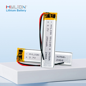 Mylion Mini 3.7V 250MAh <span class=keywords><strong>Lipo</strong></span> Pin Có Thể Sạc Lại 551245 Pouch Lithium Ion Nhỏ 7.4V 11.1V Li Polymer Gói - Product Image 6