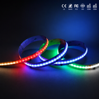 Bande LED à pixels adressables WS2805 SPI FCOB, température de couleur complète (RGBCCT), étanche IP30, découpable, contrôle par application, DC24V, PCB 15mm