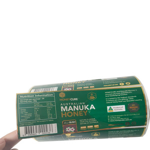 Hot bán tùy chỉnh dính mật ong chai đóng gói nhãn với chất lượng tốt và dịch vụ - Product Image 1