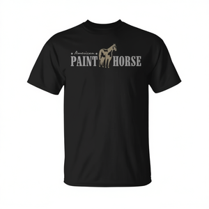 Camiseta de Caballo American Paint Horse, Ropa de Equitación Western - Product Image 2