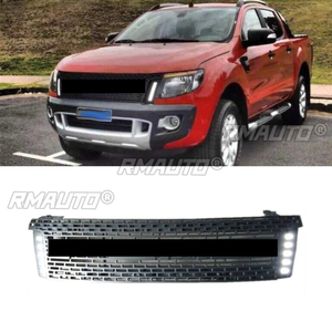Parrilla Delantera LED para Coche, Parrilla de Carreras, Kit de Carrocería, Parrilla Delantera para FORD Ranger T6 2012-2014, Pieza Exterior - Product Image 1